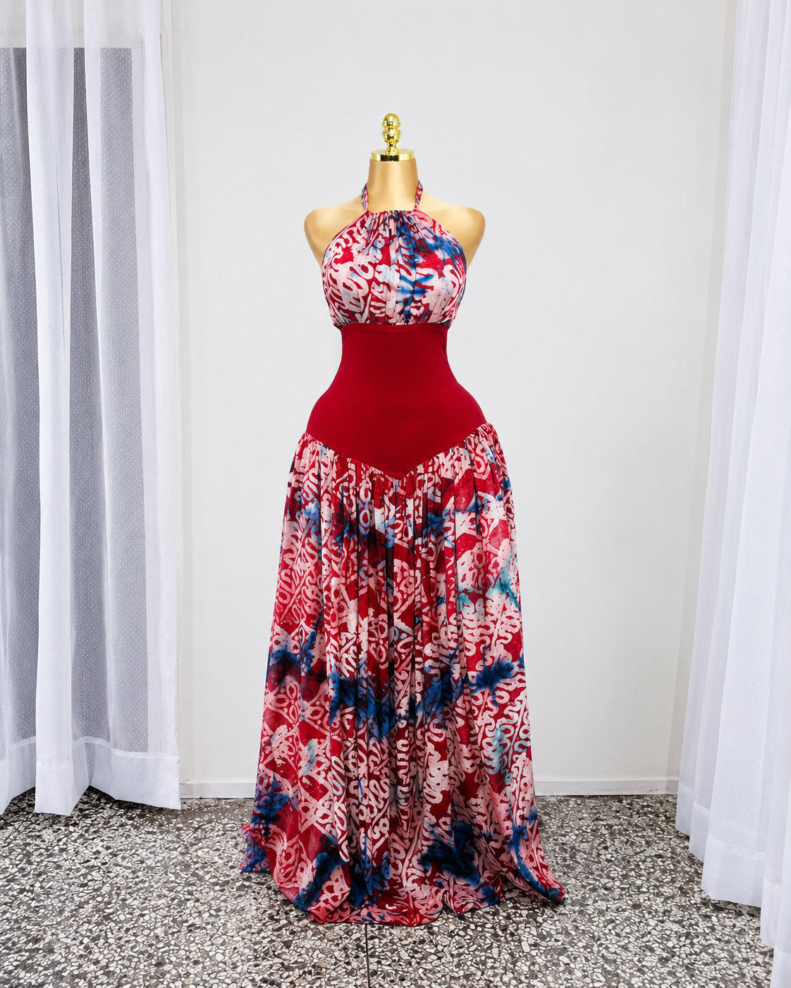 Royal Batik Gown
