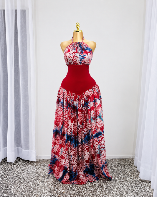 Royal Batik Gown
