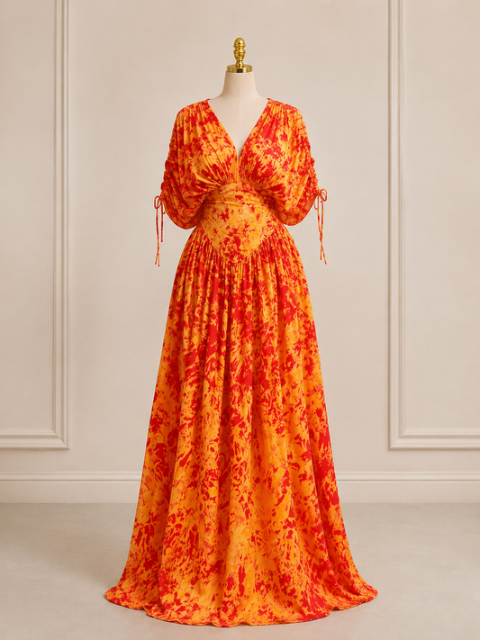Sunset Flame Gown